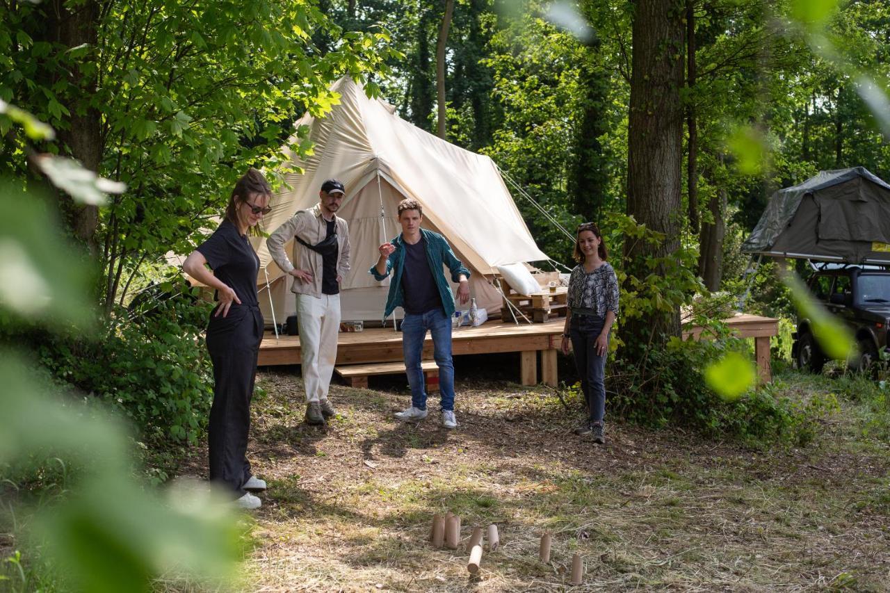 Domaine De Cherimont - Logement Insolite En Groupe Andenne Exterior foto